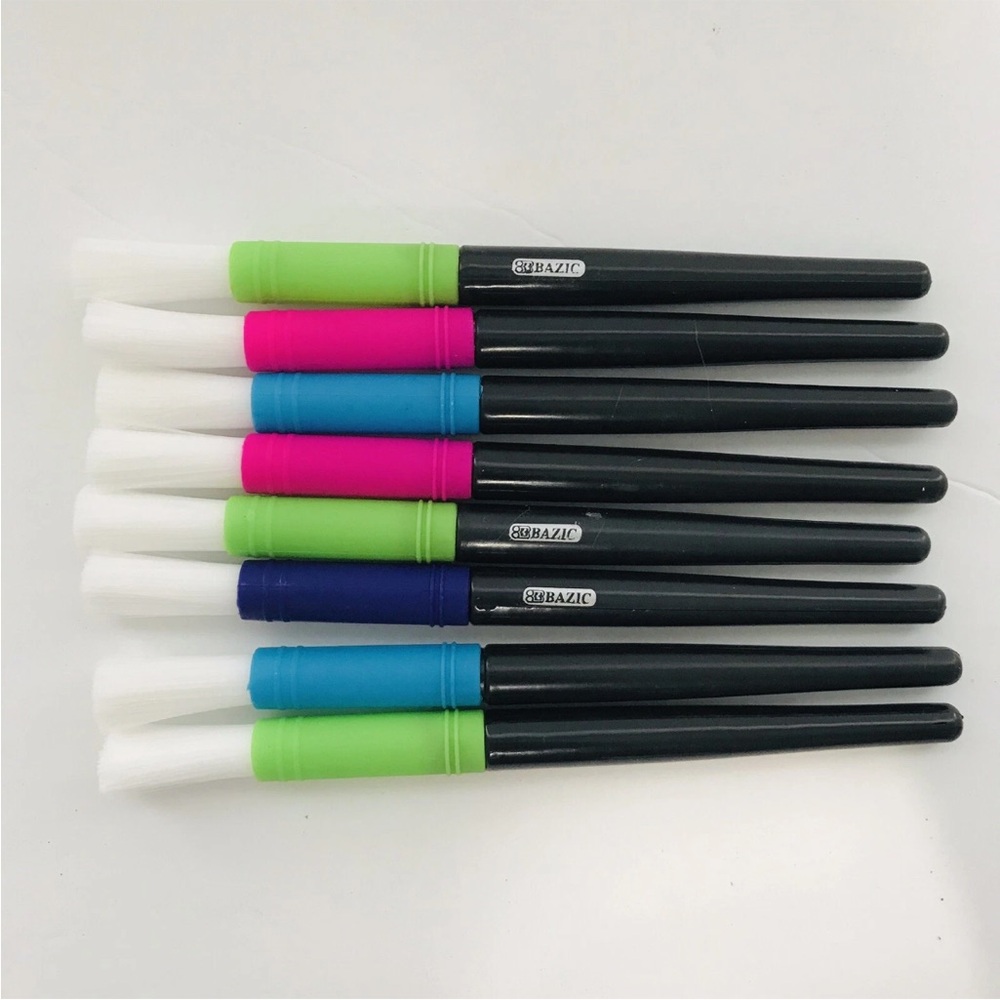 Bazic Jumbo Kids Watercolor Paint Brush 8 Count - Open Box